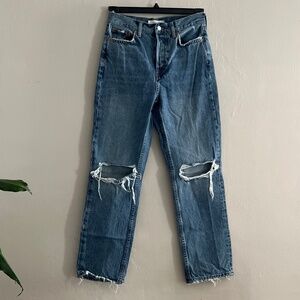 Top shop button fly Dad jeans size 26x30